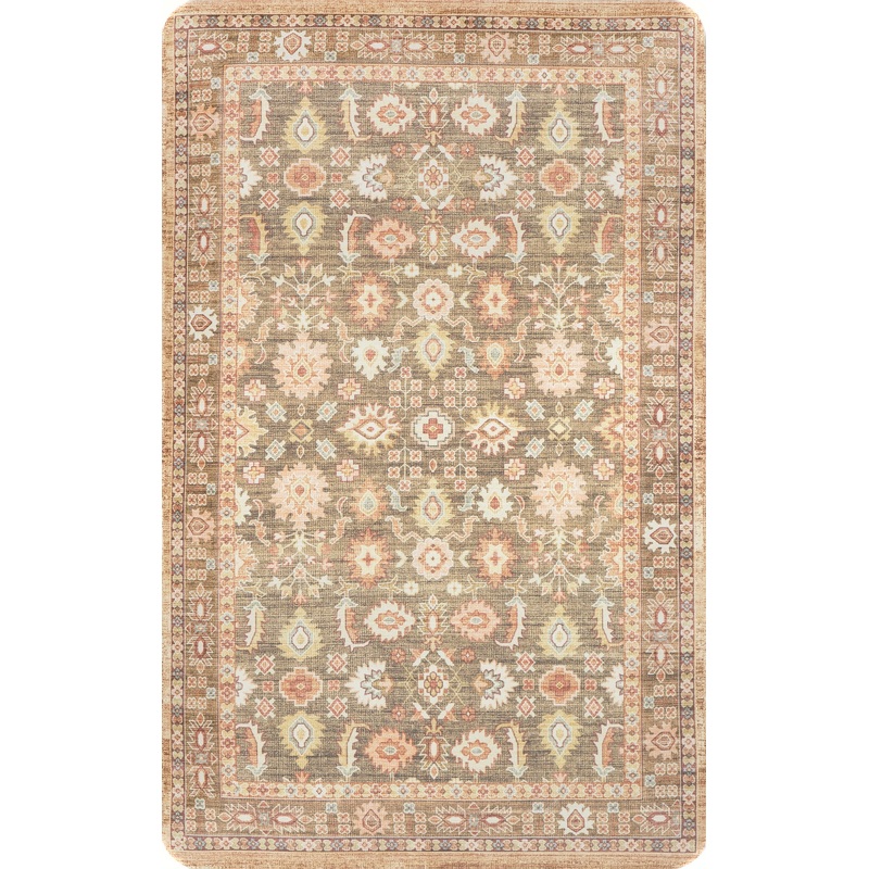Antique Floral Anti-Fatigue Mat | Beige