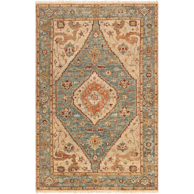 Biscayne 23598 Hand Knotted Wool Indoor Area Rug by Surya Rugs