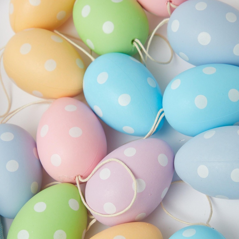 Decorative Polka Dot Eggs