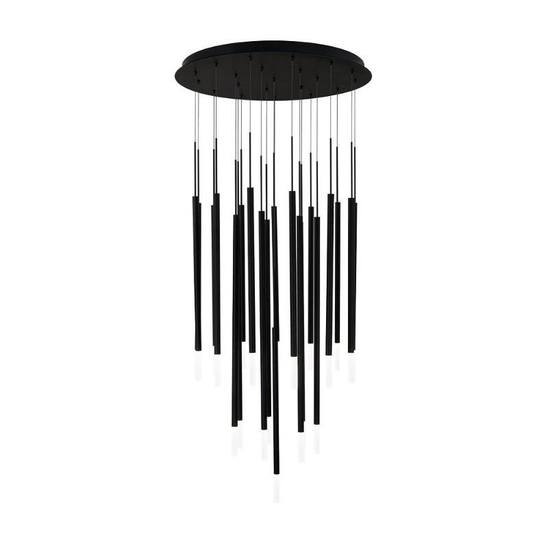 dweLED PD-69403R1 Viggo Round 3-lt 12″ LED Pendant