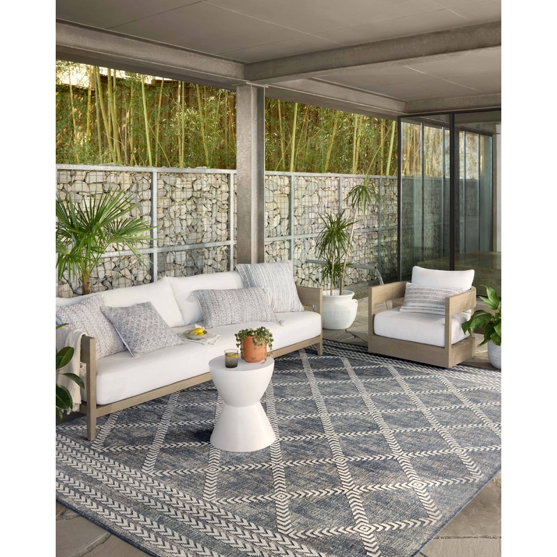 Loloi II Rainier Rug | Denim / Ivory