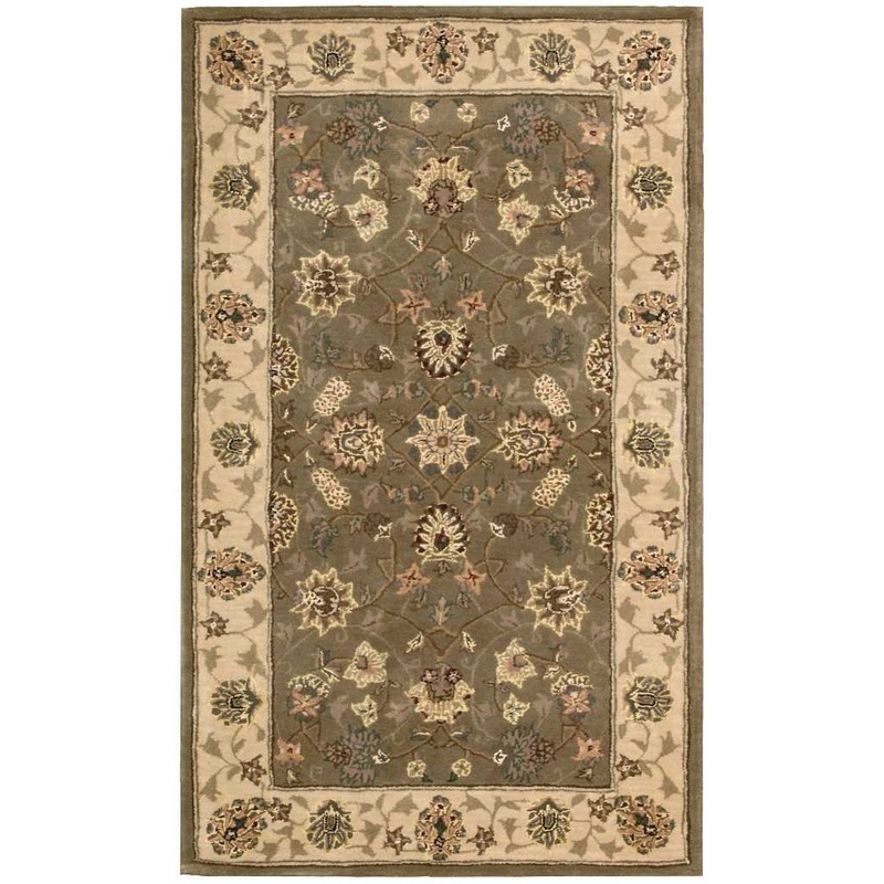 Nourison Nourison 2000 2’6″ x 4’3″ Olive Traditional Indoor Rug