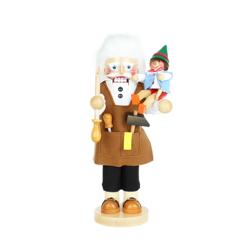 Steinbach Big NC German Nutcracker Geppetto Pinocchio, 22″
