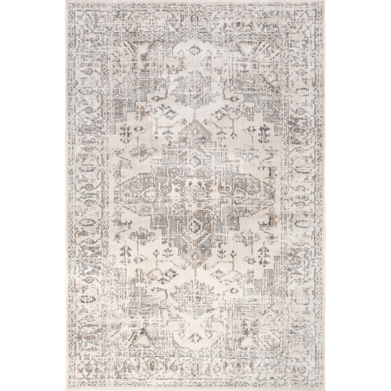 Vada Medallion Rug | Grey