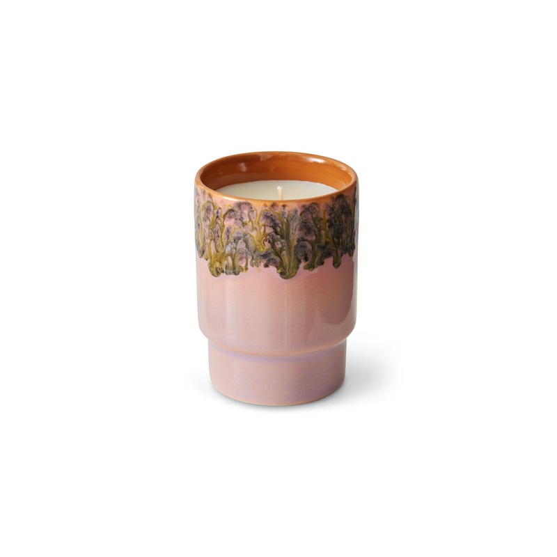 70s Ceramics: Small Scented Candle Miami