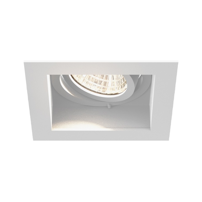 Eurofase TGO1ST Tango 1 Light 15W Square LED Gimbal with Trim, Linear Spread Lens