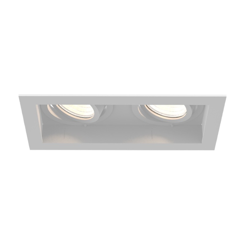 Eurofase TGO2T Tango 2 Light 30W Square LED Gimbal with Trim, Clear Lens
