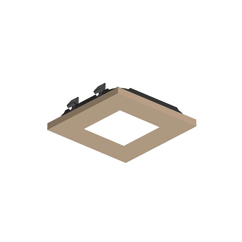 Nora NAPT-3SPH/CL 3″ Apollo Square Flangeless Pinhole Trim with Clear Lens