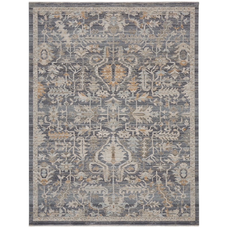 Nourison Lynx 8’6″ x 11’4″ Navy Multicolor Vintage Indoor Rug