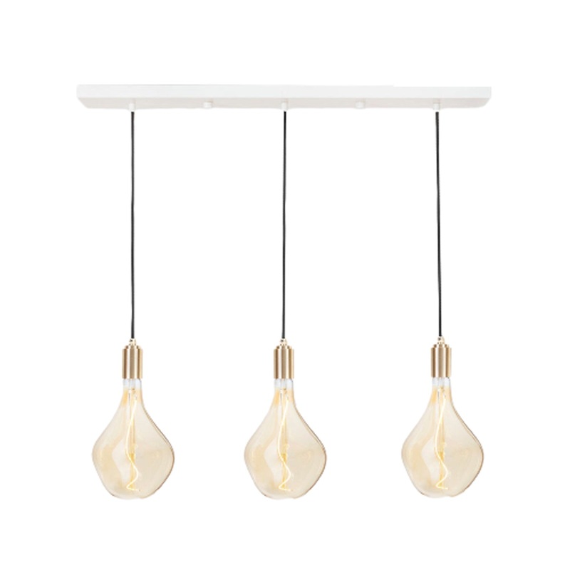 Voronoi II Linear Triple Pendant Light