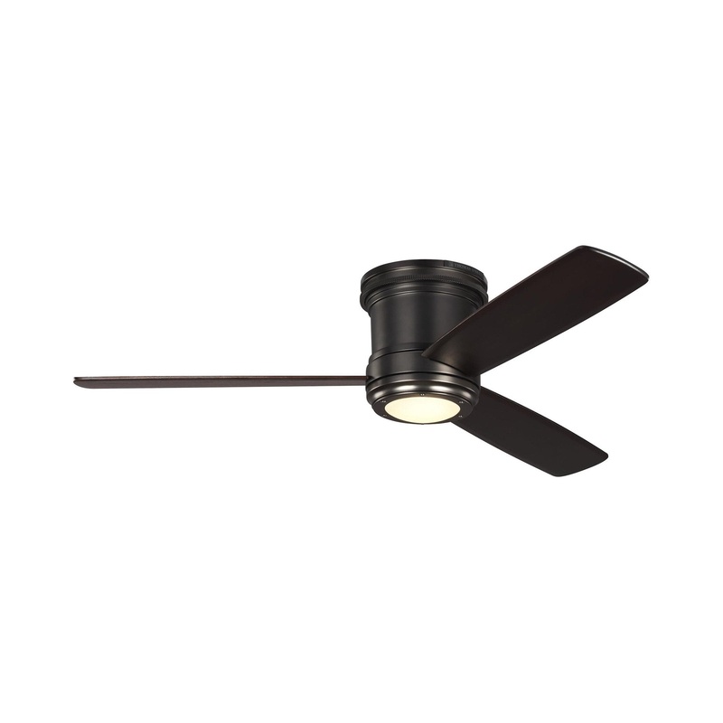 Aerotour LED Semi-Flush Mount Ceiling Fan