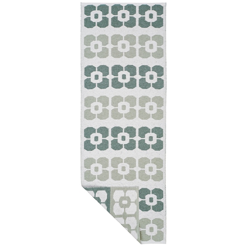 Florian Indoor / Outdoor Swedish Woven Plastic Runner Rug, Nine Sizes in Seven Color Variants