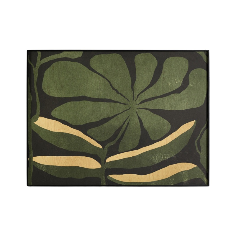 “Macro Floral” Framed Canvas