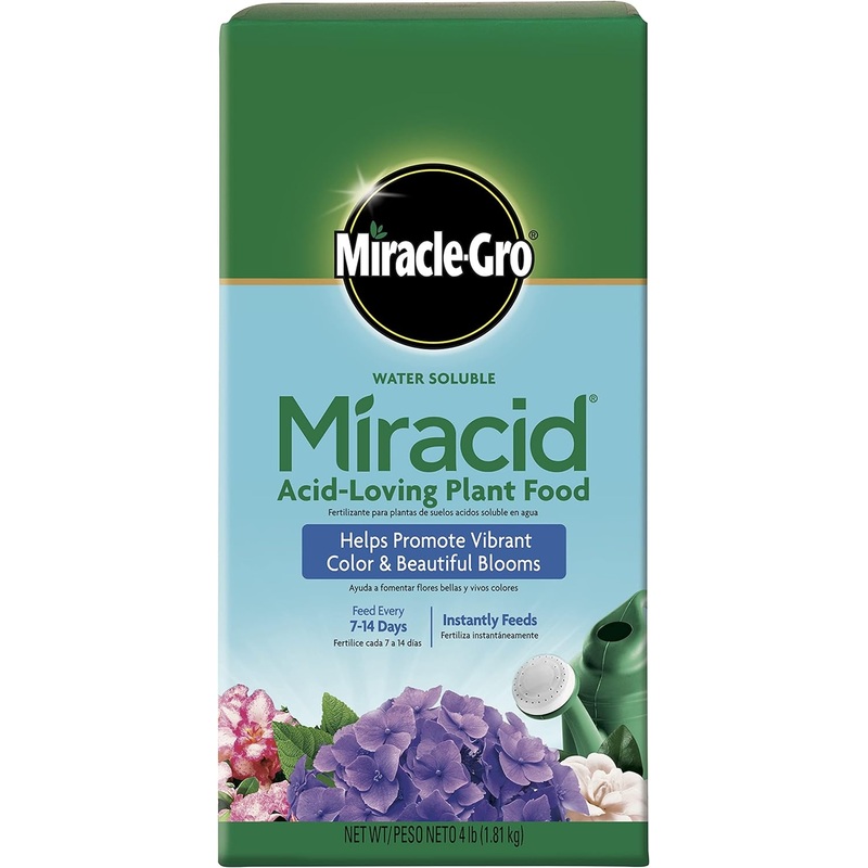 Miracle-Gro Garden Pro Water Soluble Miracid Acid Loving Plant Food, 4 Lb
