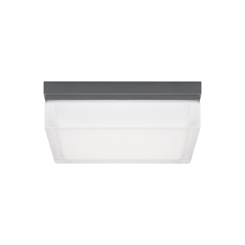 Visual Comfort 700OWBXL Boxie Large 1-lt 9″ LED Outdoor Wall/Flush Mount