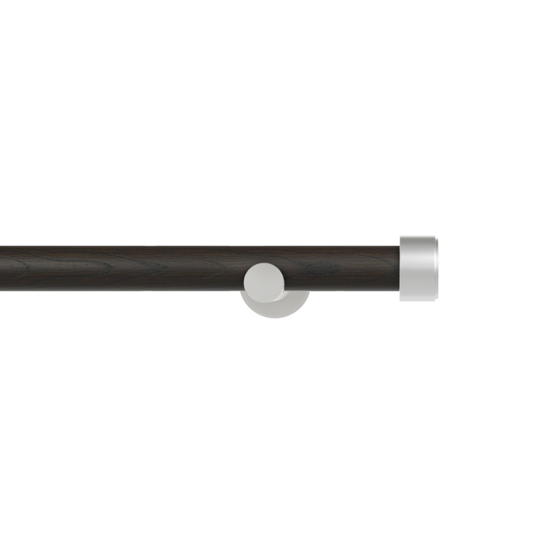 Edge Drapery Set- Mink & Satin Nickel