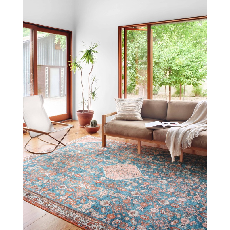 Loloi II Layla Rug | Marine / Clay