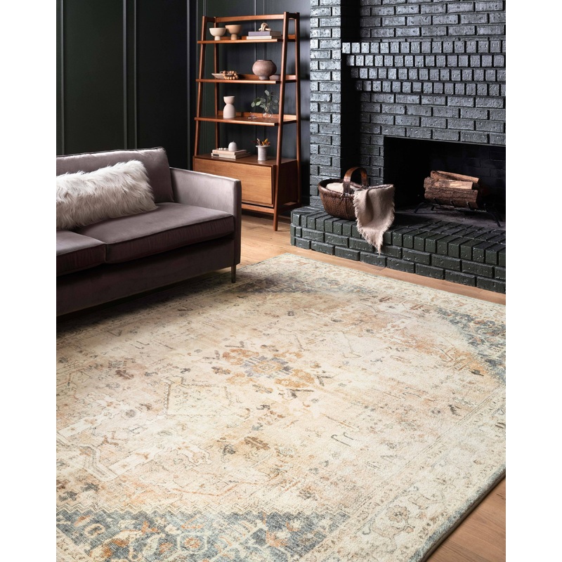 Loloi II Rosette Rug | Clay / Ivory