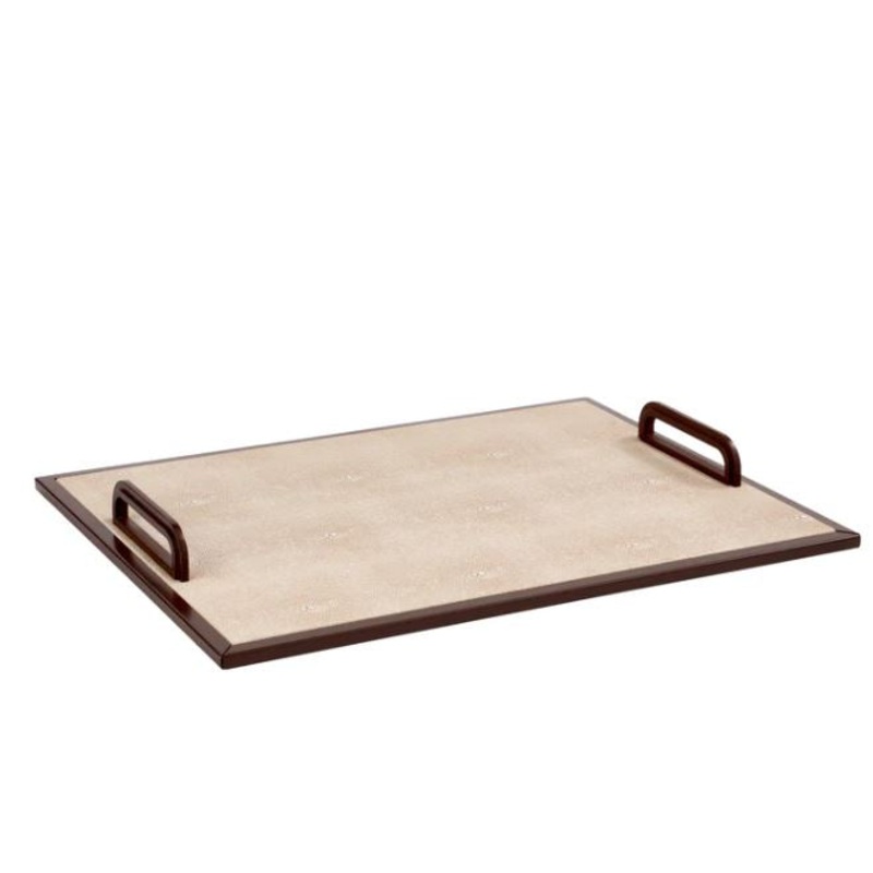 Addison Ross Ecru Shagreen Tray