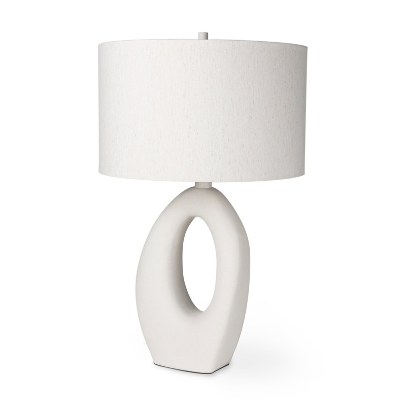 Contemporary Cream Table Lamp