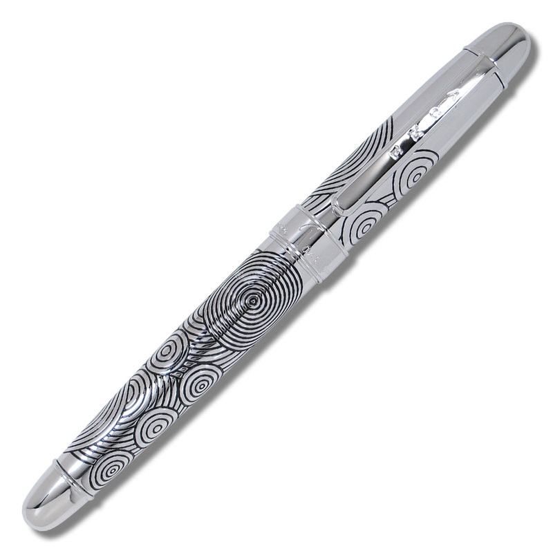 Etched Pen Circles by Vernon Panton (2011)
