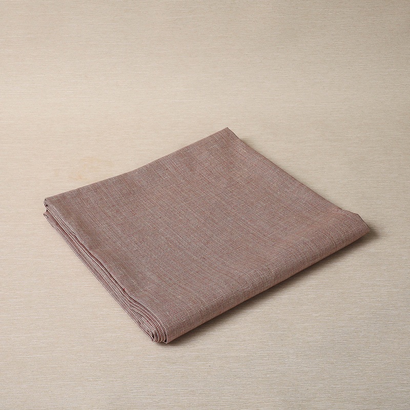 Modena red linen tablecloth