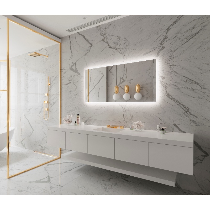 Paris Mirror Rectangle 55 x 28 LED  Backlit Mirror