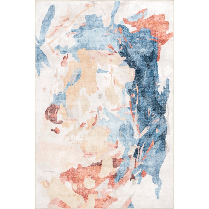 Vivienne Abstract Washable Rug | Multicolor