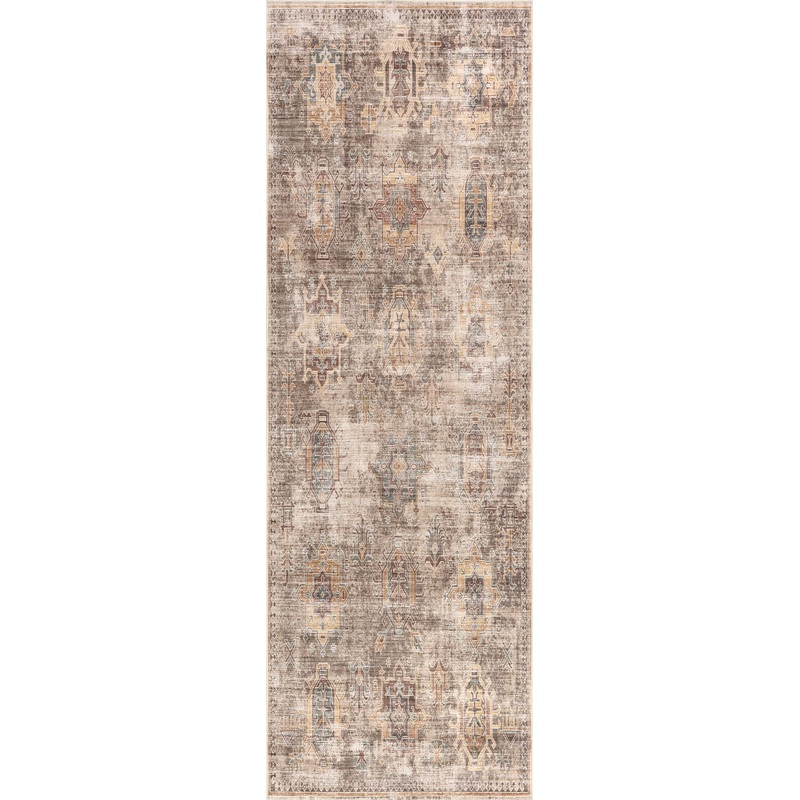 Araya Spill Proof Washable Rug | Sage Green