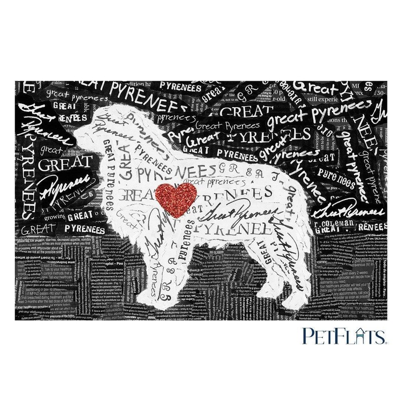 Great Pyrenees PetFlat – Premium Vinyl Mat