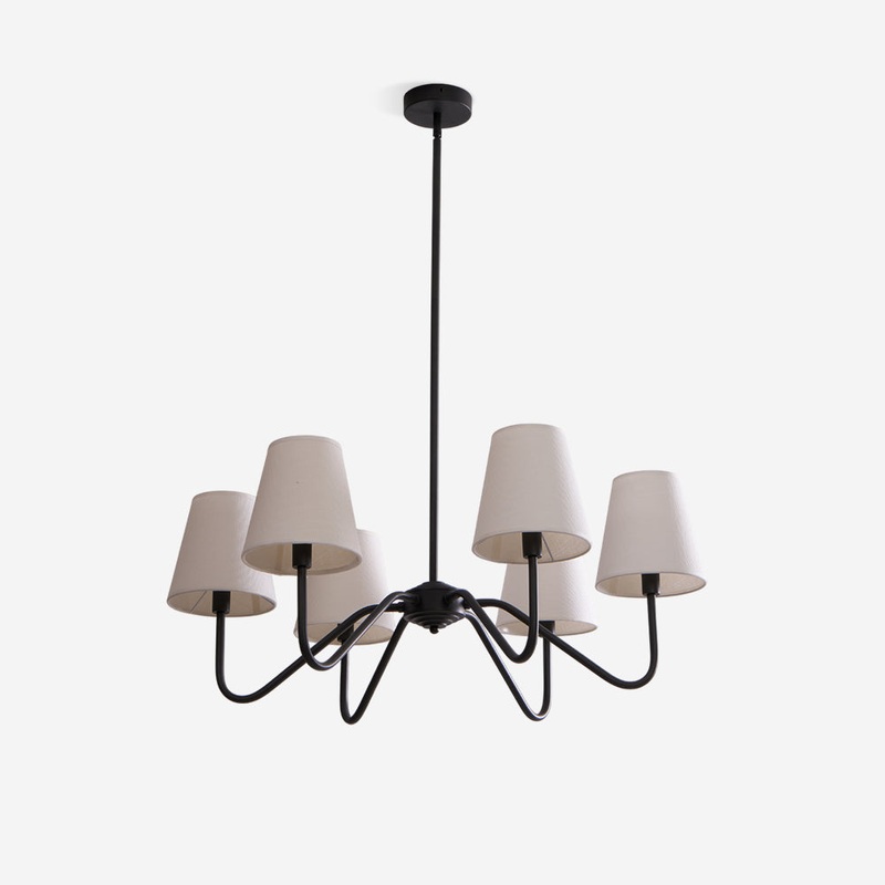 Lassen Black Chandelier