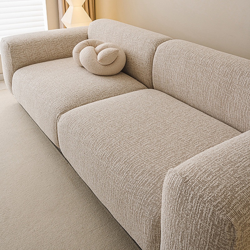 Elegant Chenille All-Season Stretch Sofa Cover  Full Wrap, Anti-Scratch Protection