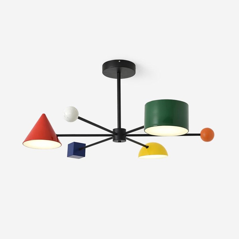 Geometric Colorful Ceiling Light