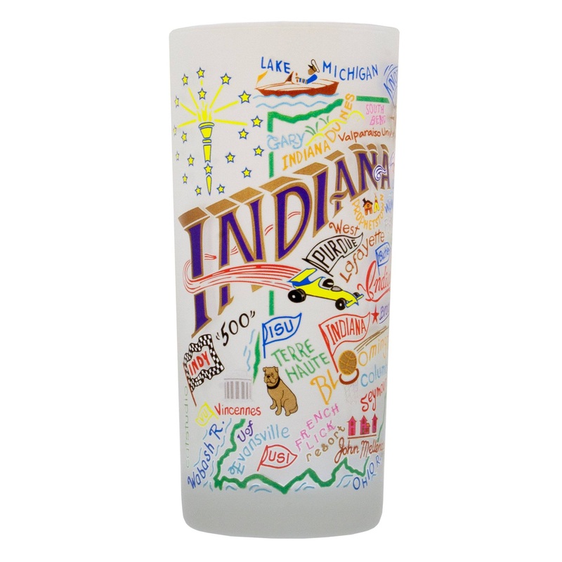 Indiana Drinking Glass