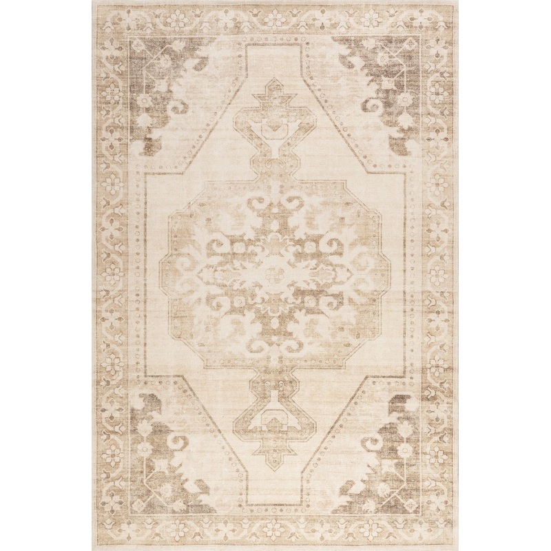 Nienna Wool and Cotton Rug | Beige