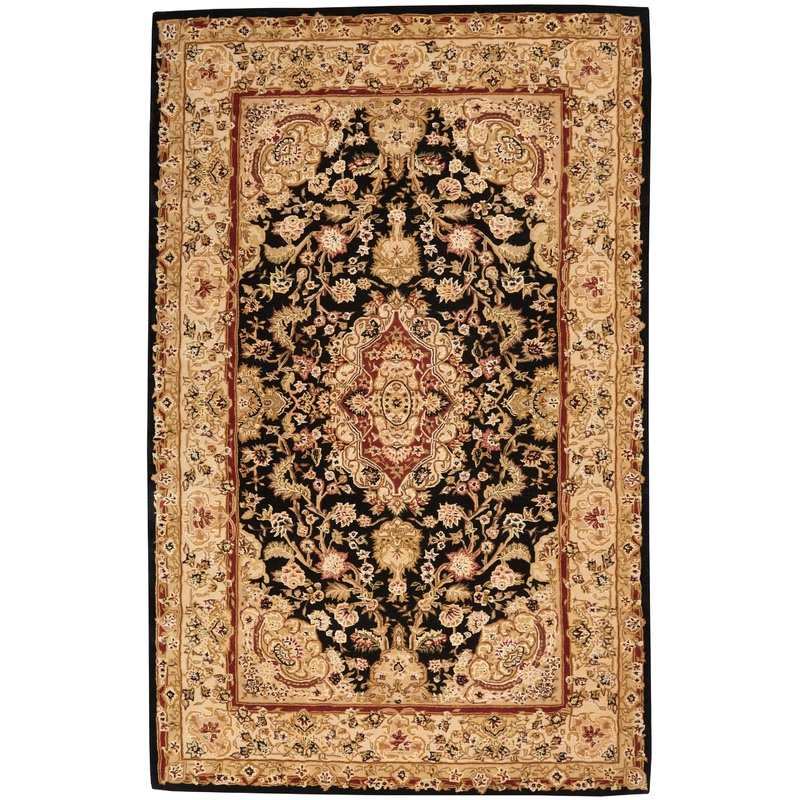 Nourison Nourison 2000 3’9″ x 5’9″ Black Traditional Indoor Rug