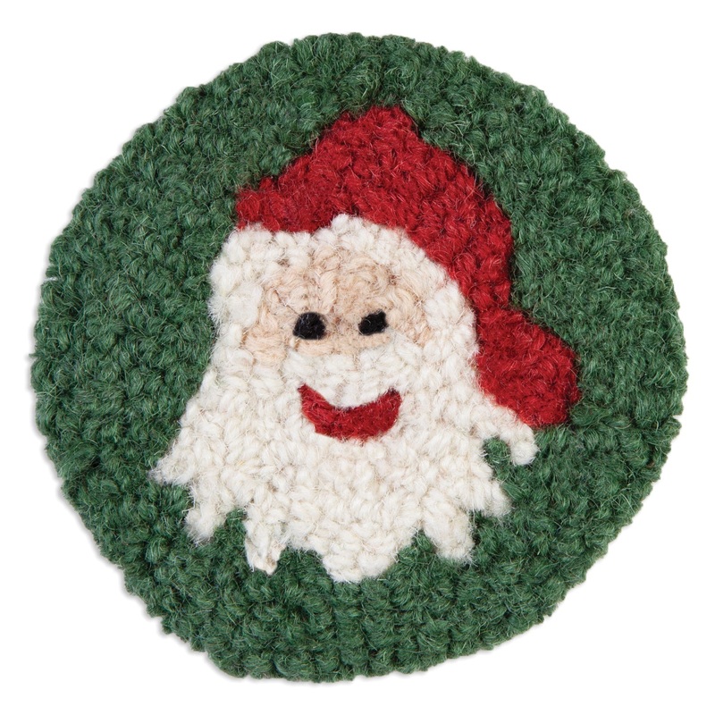 Santa – 4.5″ Round Coasters – 4 Pack