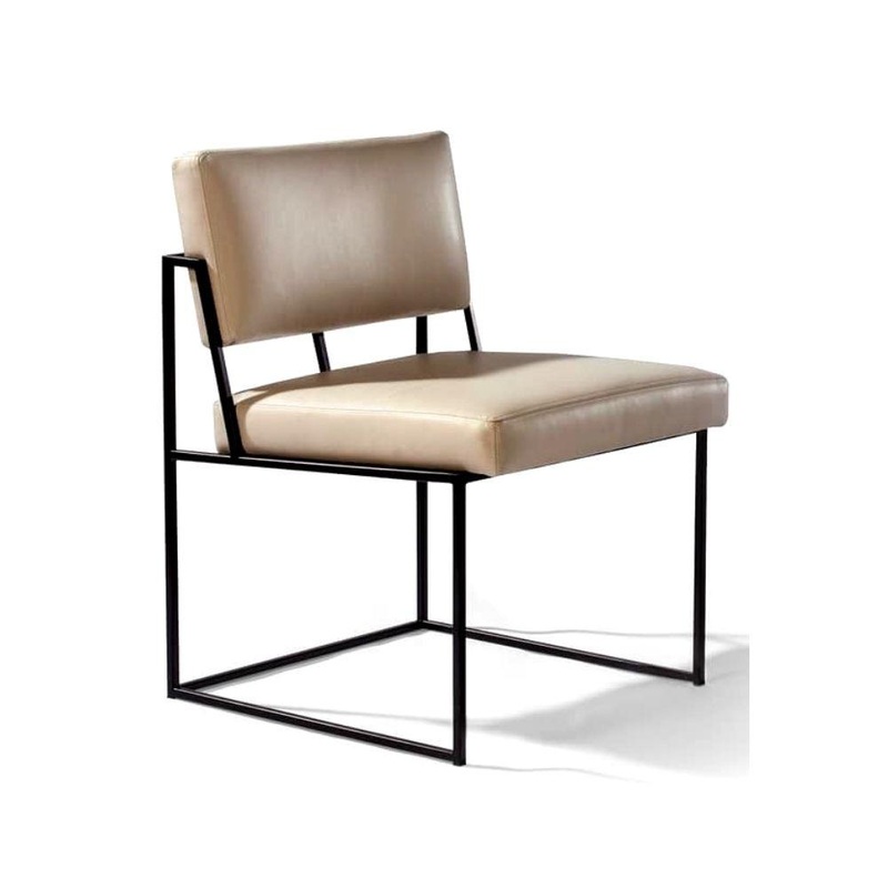 Thayer Coggin Milo Baughman Design Classic Dining Chair- Armless