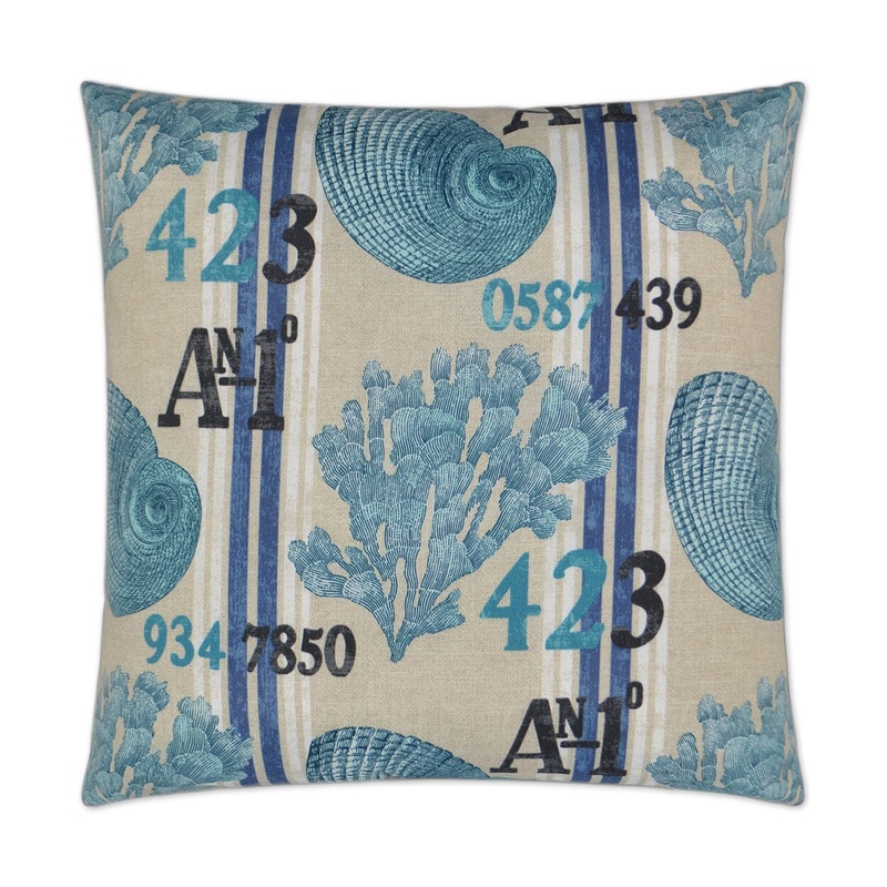 D.V. Kap 22″ x 22″ Outdoor Throw Pillow | Cook Sisle Ocean