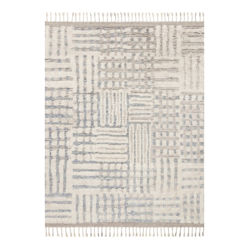 Loloi Khalid Ivory / Sky Rug