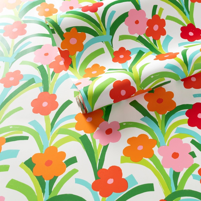 Playful Posies Wallpaper | Multi
