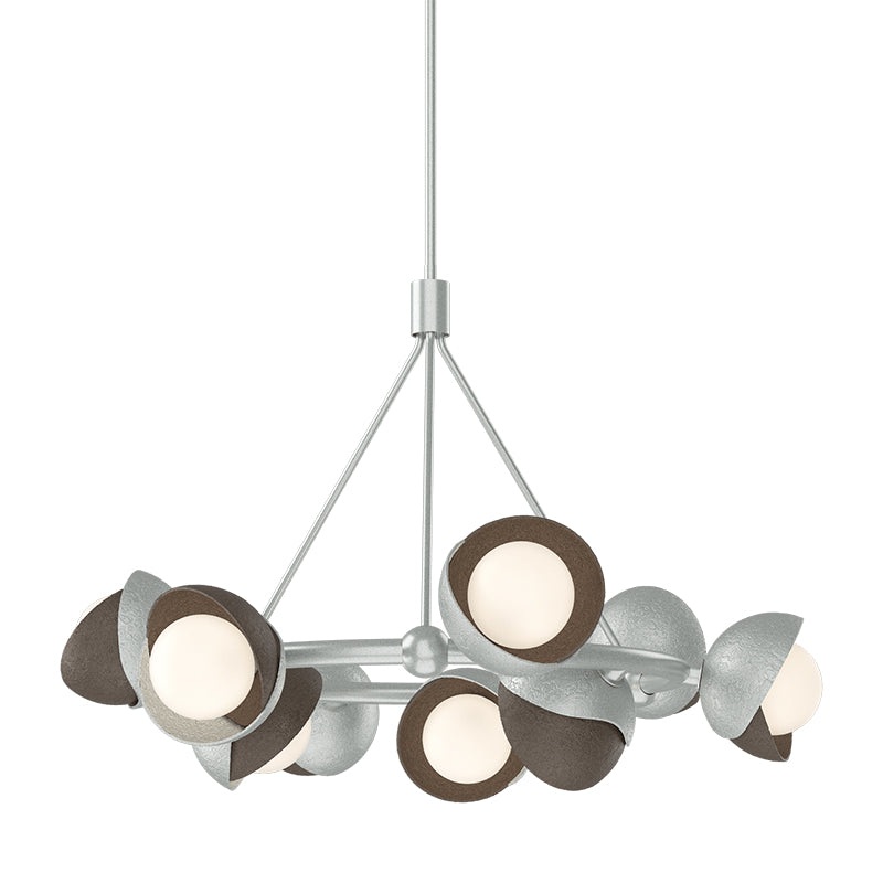 Hubbardton Forge 131068 Brooklyn 9-lt 32″ Pendant, Bronze Accent