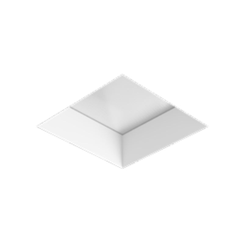 Element E4PS Pro 4″ LED Flangeless Square Regress Downlight Trim