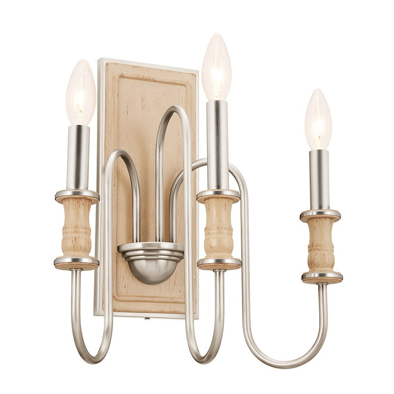 Kichler 52473 Karthe 3-lt 15″ Tall Wall Sconce