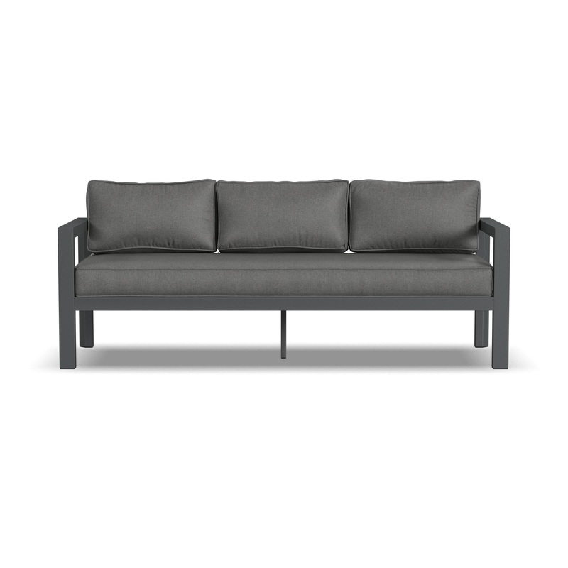 Modern & Contemporary Outdoor Aluminum Sofa By Grayton