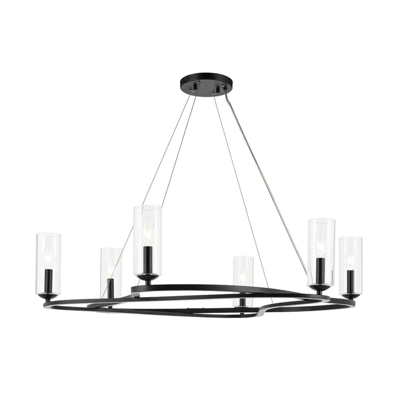 Kichler 52771 Harpin 6-lt 38″ Chandelier