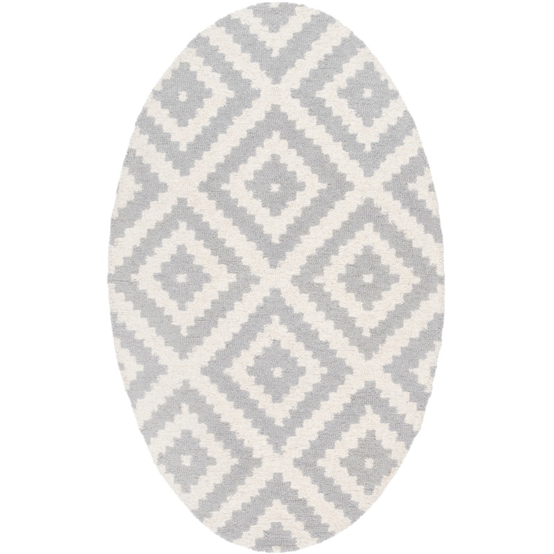 Scandinavia Diamond Rug | Light Grey