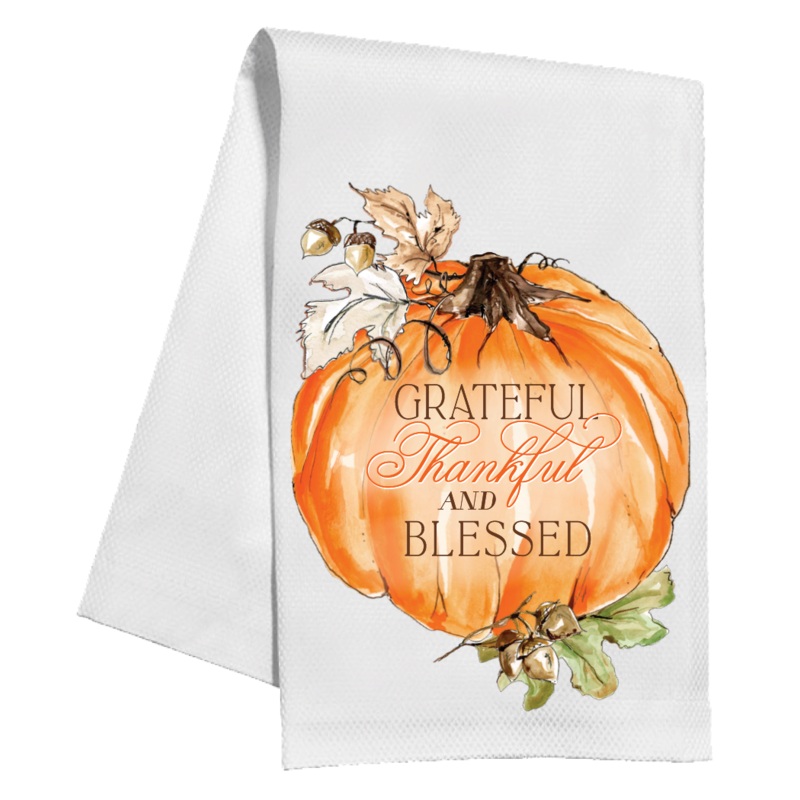 Thankful & Blessed Kitchen Towel