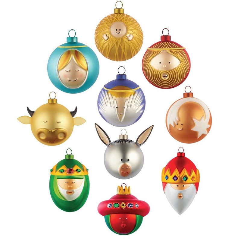 Alessi Christmas Bauble Ornament Le Palle Presepe