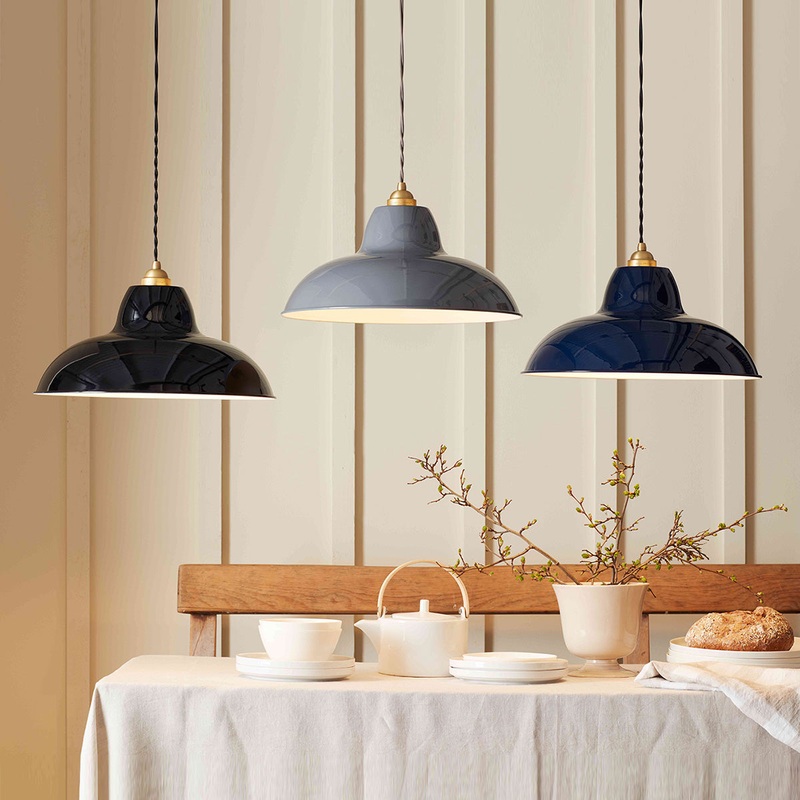Anglepoise Original 1227 Brass Midi Wide Pendant